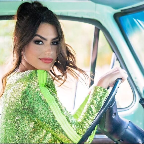 EUC Zhivago Adenine Lime Dress - Picture 3 of 12